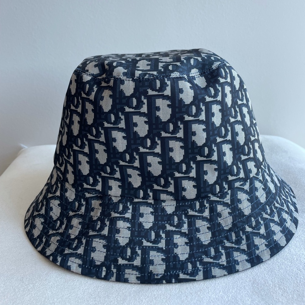 Dior Blue Monogram Bucket Hat Women’s (one size)